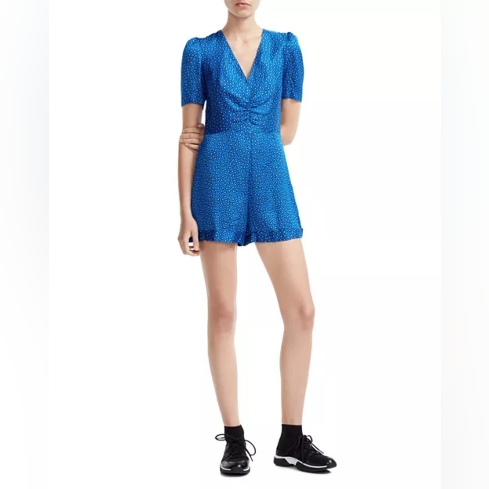 Maje Ilona Paisley Print Romper